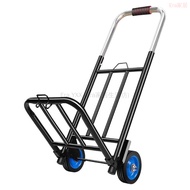 Foldable Luggage Cart Trolley Trolley Trolley Convenient Shopping Trolley Two-Wheeled Stair Climbing Cart Small Trol
