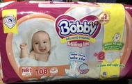 [CỘNG MIẾNG] Miếng lót sơ sinh Bobby Newborn NB1-108/NB1-64/NB2-60 - Miếng Lót Bobby Cho Bé Mới Lọt 