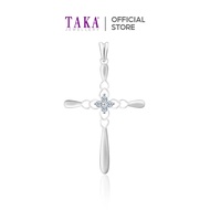 TT9 TAKA Jewellery Diamond Pendant 9K Cross