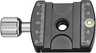 Leofoto LHC-50 50mm Screw-Knob Pro Clamp with Plate/ARCA/RRS Ball Head Compatible