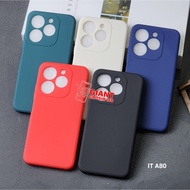 ITEL A80 CASE MACARON SQUARE LIQUID CASE ITEL A80
