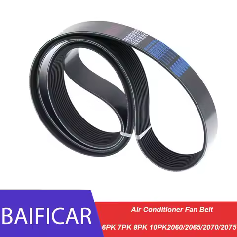 Brand New Air Conditioner Fan Belt 6PK2060 6PK2065 6PK2070 6PK2075 7PK2060 7PK2065 7PK2070 7PK2075 8