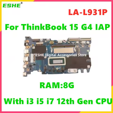 HLXA4 LA-L931P For Lenovo ThinkBook 15 G4 IAP Laptop Motherboard 5B21H84366 5B21H84369 With i5-1240U