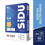 Sidu A4 75 gsm HVS Paper Sidu (1 ream) Sidu HVS Paper/ 75 gsm HVS Paper/