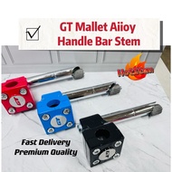 GT Mallet Aiioy Handle Bar Stem Basikal bMX Bicycle Lajak Original GT bMX Handle Stem Super Quality 