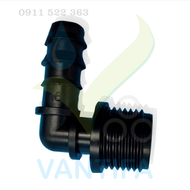 Co ren ngoài 21 ra co góc ống 16mm hoặc 20mm