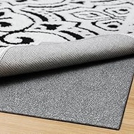 LINLA Non Slip Rug Pad, 2' x 3', 1/8" Thick Felt and Rubber Protective Padding - Low Profile Cushion