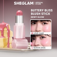 SHEGLAM Buttery Bliss Face Blush Stick Chestnut Flush Smooth Flawless Pink Blusher Makeup Cosmetics