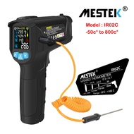 MESTEK IR02C -50 ถึง 800 เครื่องวัดอุณหภูมิแบบอินฟราเรดและ เครื่องวัดอุณหภูมิความชื้นในอากาศ มีProbe
