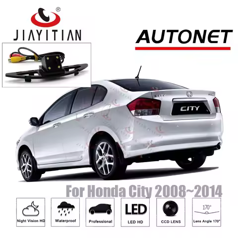 JIAYITIAN Rearview camera For Honda City City 5 2008 2009 2010 2011 2012 2013 2014 CCD/Night Vision/
