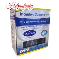 Durasafe Incentive Spirometer 3-Balls Respiratory Exerciser