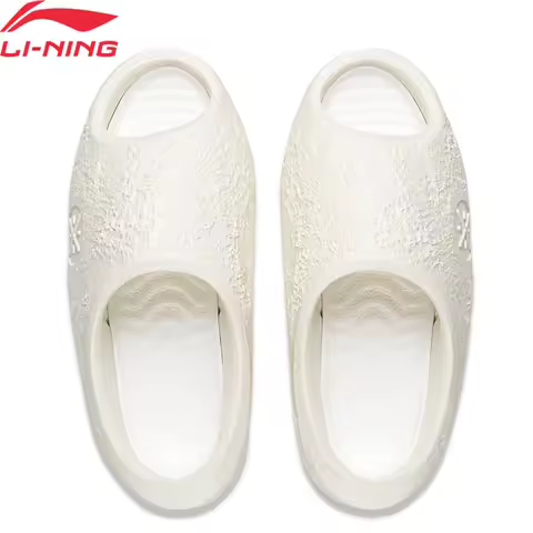 Li-Ning Men's WADE LUNAR ROCK SLIDE Slippers Breathable Soft Cushioning LiNing Basketball Lightweigh