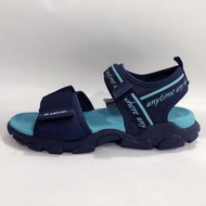 特賣會 LOTTO樂得-義大利第一品牌 女款美型健走運動涼鞋  2076-藍 超低特賣價390元