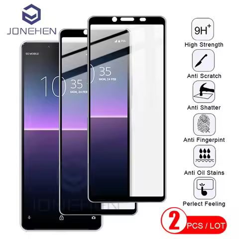 2.5D 2PC Tempered Glass For Sony XZ Xperia 1 5 10 II iii Screen Protector On For Sony Xperia1 5 10 I