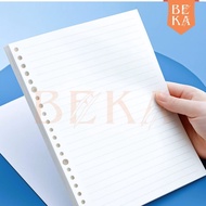 A5 Refill Paper for Binder or Planner Loose Leaf Refill A5 Lines and Plain