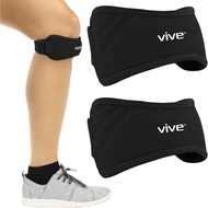 Vive Osgood Schlatter Knee Brace (Adult & Youth) Stabilizing Support Band for Patella Tendon Tendoni