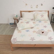 沁涼透氣可水洗乳膠涼蓆墊枕套組/泰國進口乳膠冰絲涼墊/多款任選