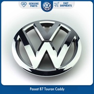 Hardingsun ป้ายหน้าโครเมี่ยมสติ๊กเกอร์สัญลักษณ์135Mm สำหรับ VW Volkswagen รุ่น Passat B7 1T0 853 601
