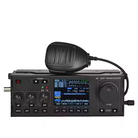 HF SDR Transceiver RS-918 15W GMRS CB Radio 27MHz AM/FM CW/SSB/FREE-DV RX 2-30MHz TX ALL HAM HF BAND