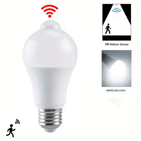 Motion sensor Led bulb E27LED light PIR sensor bulb automatically opens/closes corridor stairs garag
