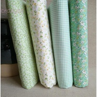 【CRAZYSPE】Fabrics Material Scraps Quilting Quilt Fabric Pre-Cut Fat Quarters 4pcs Soft