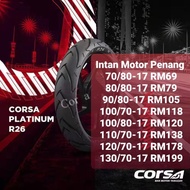Special Offer Corsa R26 Year 2022 100/80-17 120/70-17 TYRE CORSA PLATINUM R 26