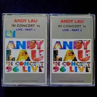 Andy Lau Cassette - In Concert '96 Live (Double Cassette) (Mandarin)