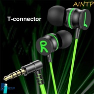 AINTP Wired Earphone With Mic Laptop Gaming Type C 3.5mm L Jack In Ear Earphone