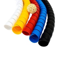 2meters 8mm 10mm Line Organizer Pipe Protection Flexible Spiral Wrap Winding Cable Wire Protector Ca