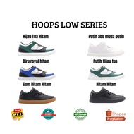 HIJAU [ORIGINAL] Aerostreet Hoops Low White Dark green //Hoops Low royal blue black //Hoops Low Blac