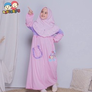 hk3 Raggakids Gamis Kaos syari Anak RG53