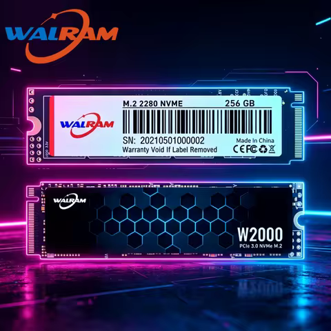 WALRAM PCIe Gen3x4 3D NAND NVMe M.2 Interface SSD 256G 512GB 1TB 128GB