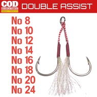 Assist Hook Jigging Hook Power Assist Shore Micro Big Game Jigging Double Casting UL