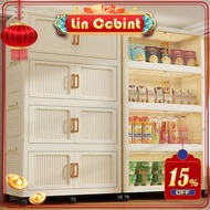 Lin Cabinet Foldable/Stackable Storage Box 50-80cm Multipurpose Foldable Storage Box Kitchen Double 