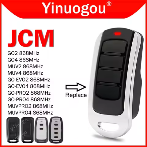 JCM GO 2 4 EVO2 EVO4 PRO2 PRO4 MUV2 MUV4 MUVPRO2 MUVPRO4 Garage Door Remote Control Duplicator Gate 