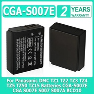 New Camera Battery for Panasonic DMC TZ1 TZ2 TZ3 TZ4 TZ5 TZ50 TZ15 Batteries CGA-S007E CGA S007E S00