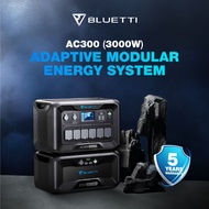 BLUETTI Solar Power Station AC300 & B300 Expansion Battery, 3072Wh LiFePO4 Battery Backup w/ 6 3000W
