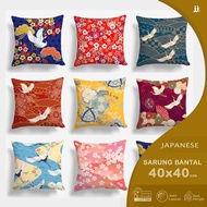 Sofa Cushion Cover PRINT JAPANESE MOTIF SAKURA JAPANESE PATTERN ORIENTAL 40X40 CM
