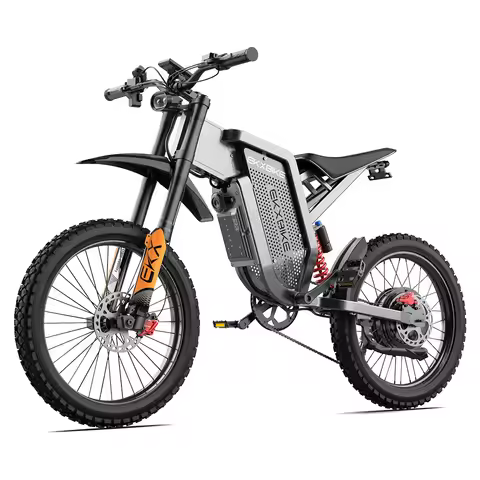 Electric bike X21MAX, 78KM/H (49MPH), 60V30Ah lithium battery 3000W, off-road 70/100-19 tires, dual 