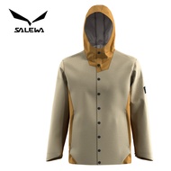 【SALEWA 義大利】FANES HEMP POWERTEX 3L JACKET 男 防水外套｜夏季高性能防風防水夾克/ 流沙色/7020 (7181)/ 48 / M