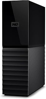 WD 22TB My Book USB 3.2 Gen 1 desktop hard drive with password protection and backup software - WDBB