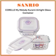 [SANRIO] CORELLE My Melody Kuromi Airtight Glass Container