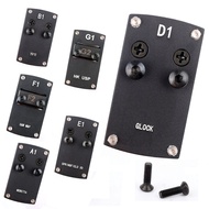 CNC Metal Optics Sight Mount Plate for Beretta 1911 S&W M&P HK UPS TS9 Glock fit Docter Burris Frenz