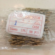 (Contents 10 pcs) RESISTOR 0.5 Watt 15R 150R 150K 18R 180R 180K 2K 2R 2K2 2K7 20R 200R 22R 22K 220K