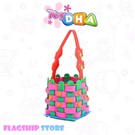 DIY EVA Form Pink  Cross Handicraft Foam Woven Basket Weaving Kindergarten Activities HQ7001