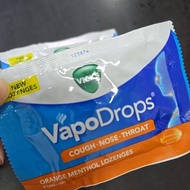 lozenges vicks vapo drops cough nose throat 6 lozonges
