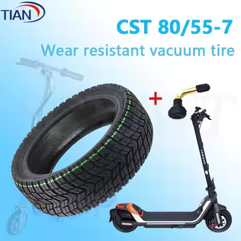 Original 80/55-7 Tubeless Tire 10.5*3.0 City Road Tyre For Ninebot P65D Electric Scooter Front Rear 
