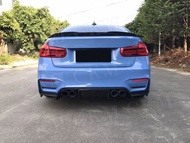 Carbon Fiber Material Rear Bumper Diffuser Splitters for BMW 3 4 Serises F80 M3 F82 F83 M4 2014-2017