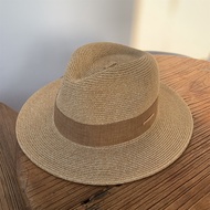 Panama Straw Hat Unisex Top Hat Jazz Hat Big Head Shade UV Protection All-match Trend Adjustable