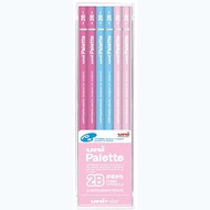 UNI 三菱鉛筆 uni Palette uni-STAR 學齡兒童用六角鉛筆 12支裝 US104 2B 粉紅色